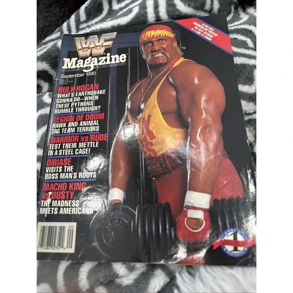 Hulk Hogan September 1990 WWF Wrestling Magazine DiBiase Randy Savage WWE WCW